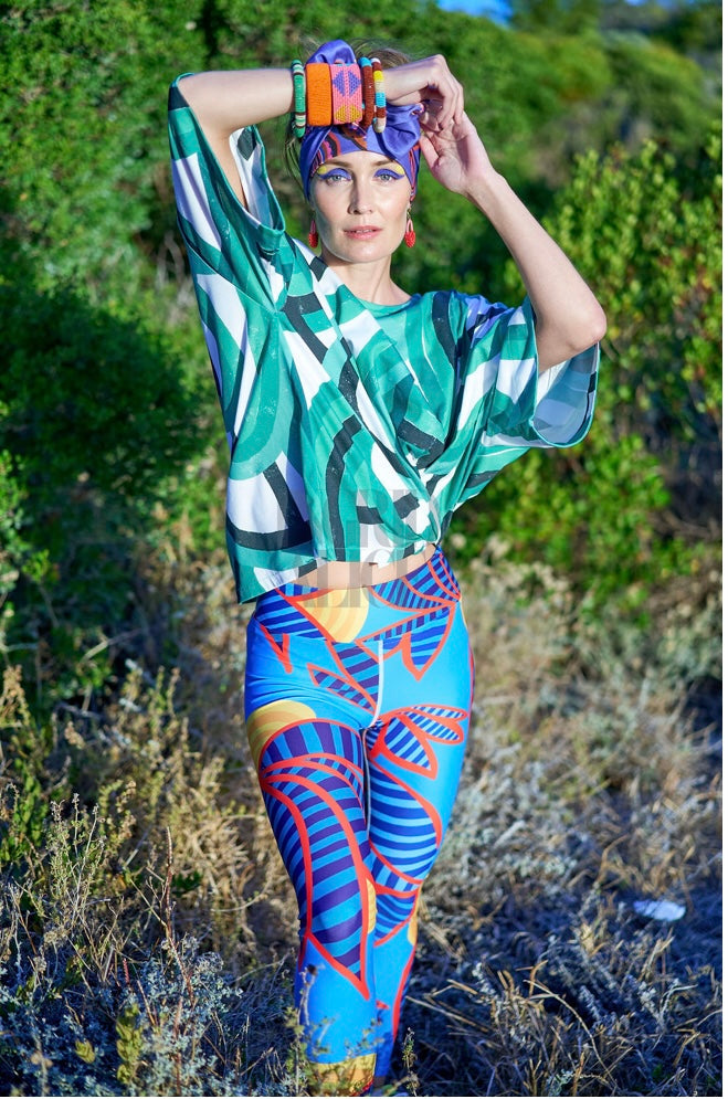 leggings "midnight botanical"