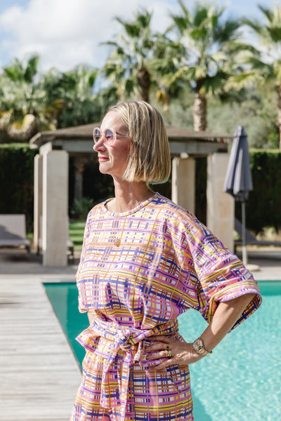 oversized pullover „inside my head“ mit gürtel Festival