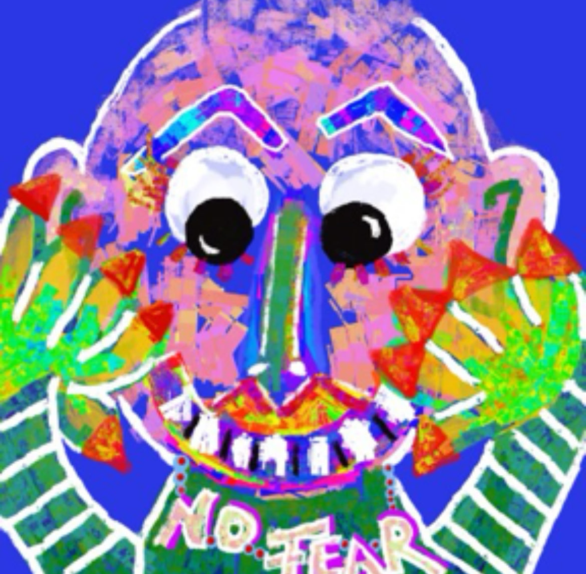 art print "no fear"