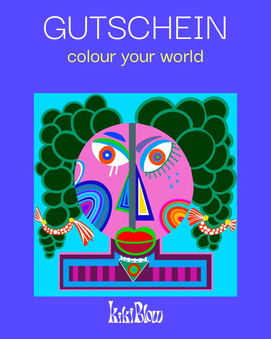KikiBlow gutschein- for colour lovers & bold souls